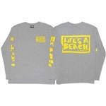 lab tee shirt long sleeves all sleeve (grey marl)