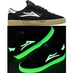 lakai shoes cambridge (black/glow/suede)