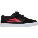 lakai shoes kids griffin (black/flame/suede)