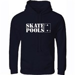 lowcard sweatshirt hood skate pools (navy)