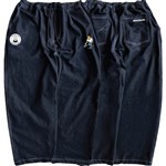 macba life pants televisi star denim baggy (black)
