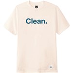 macba life tee shirt clean  logo (off white/blue)