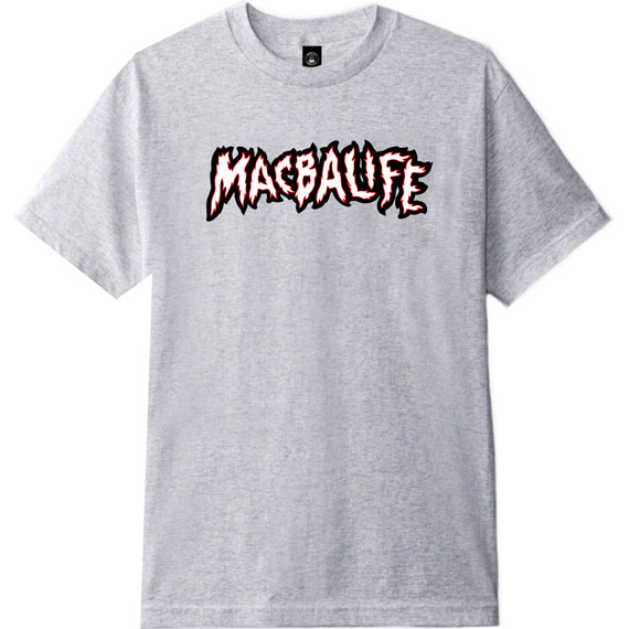 macba life tee shirt hot logo (gray)