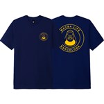 macba life tee shirt og logo (navy/yellow)
