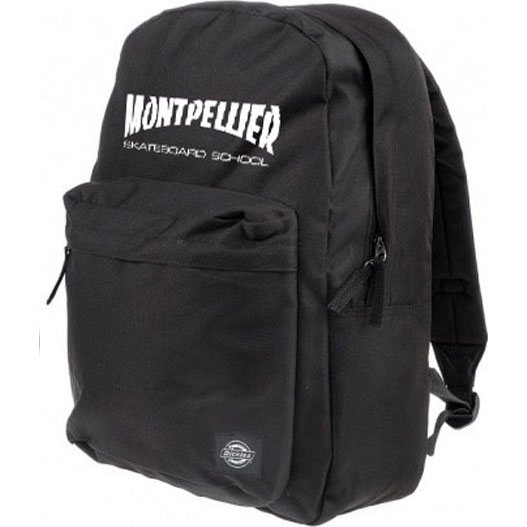 montpellier skateboard bag dickies backpack (black)