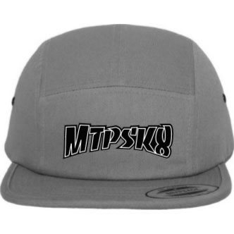 montpellier skateboard cap 5 panel mtpsk8 (grey)