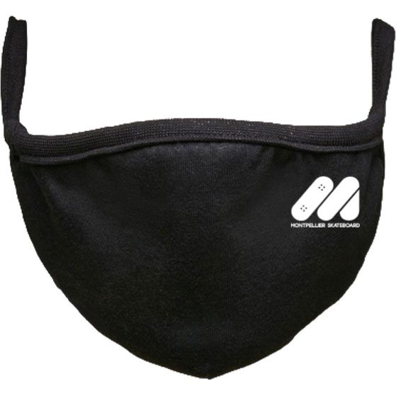 montpellier skateboard face mask (black)