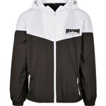 montpellier skateboard jacket windbreaker mtpsk8 (black/white)
