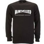 montpellier skateboard sweatshirt kids crew (black)