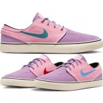 nike sb shoes zoom stefan janoski og+ (lilac noise/aqua pink)