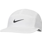 nike sb cap 5 panel unstructured dri/fit fly (white/black)