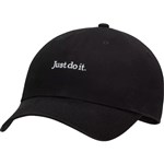 nike sb cap baseball polo unstructured jdi club (black/white)