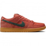 nike sb shoes dunk low pro (burnt sunrise/vintage green)