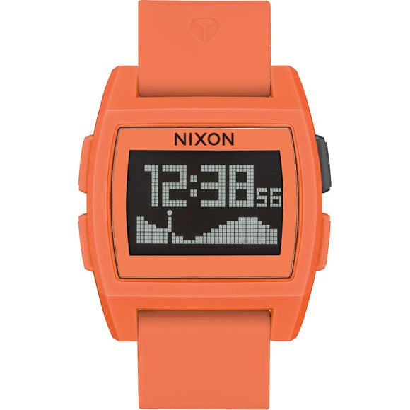 nixon watch base tide (orange resin)