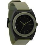 nixon watch time teller p (matte black/surplus)