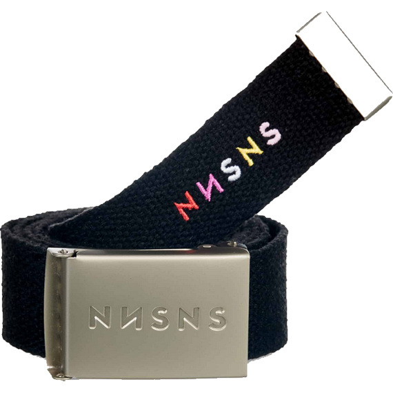 nnsns belt whip (brushed silver/black)