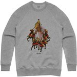 passport sweatshirt crew state horses (grey heather)