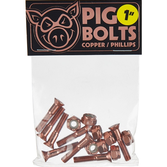 pig bolts (copper) phillips 1