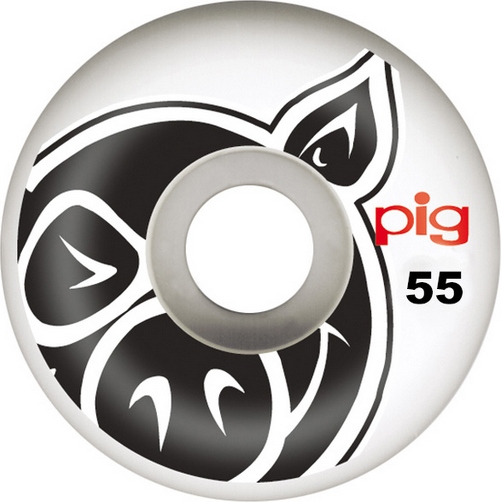 pig wheels head natural 101a 55mm