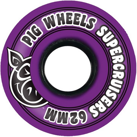 pig wheels supercruiser (purple) 85a 62mm