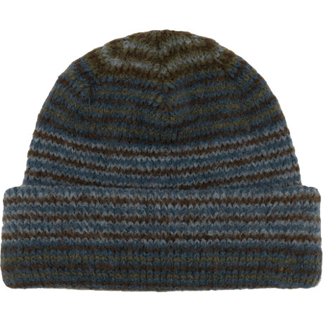 polar beanie george (blue green stripe)