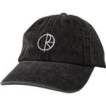 polar cap 6 panel denim (black)