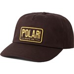 polar cap snapback jake hearthquake patch (brown)