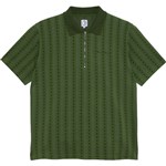 polar polo quarter zip road (dark green)