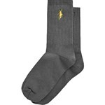 polar socks no comply (graphite/yellow)