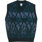 polar sweater knit vest paul (dark green)