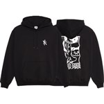 polar sweatshirt hood dave cosmic (black)