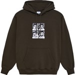 polar sweatshirt hood dave punch (brown)