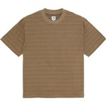 polar tee shirt stripe surf (camel)