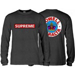 powell peralta tee shirt long sleeves supreme (charcoal heather)