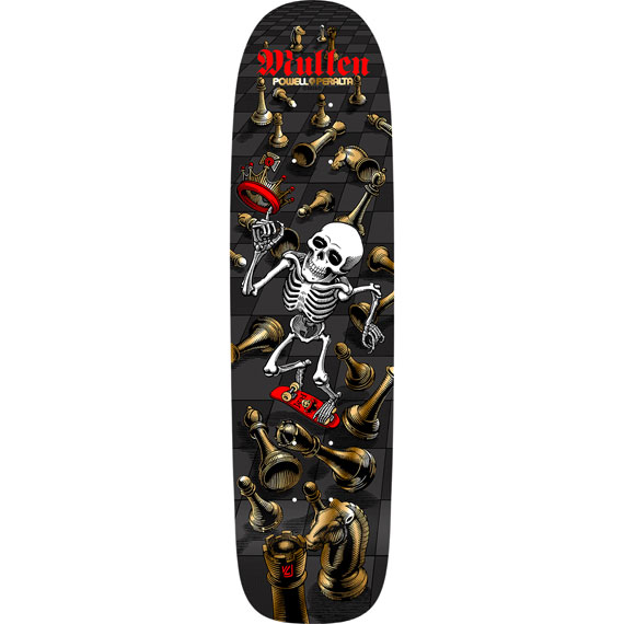 powell peralta board bones brigade chess mullen (gold foil) 7.4
