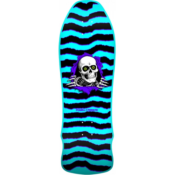 powell peralta board old school geegah ripper (aqua) 9.75