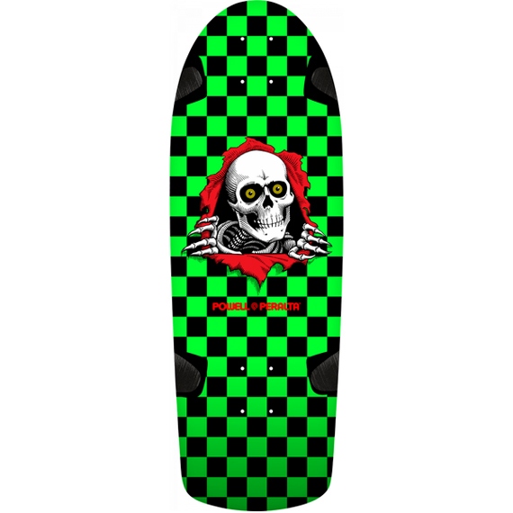 powell peralta board old school og ripper check (green) 10