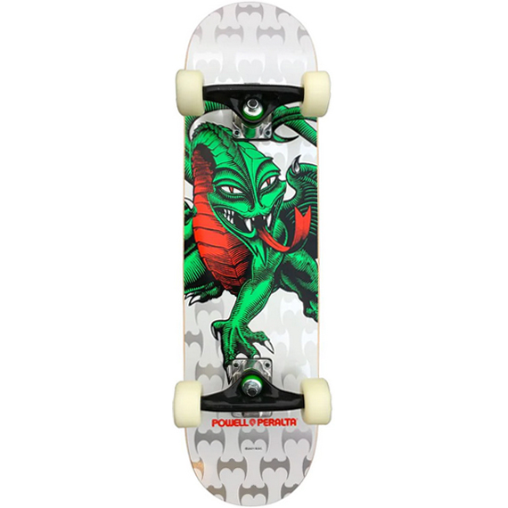 powell peralta skateboard complet cab dragon (white) 7.5