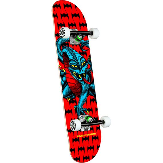 powell peralta skateboard complet cab dragon (red) 7.75
