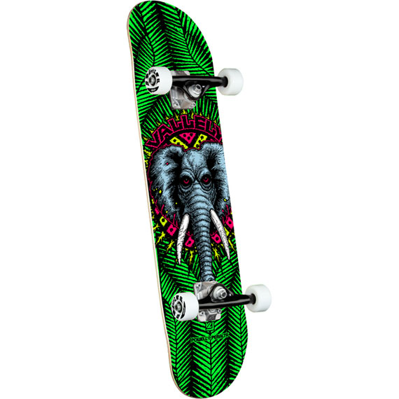 powell peralta skateboard complet elephant vallely (green) 8