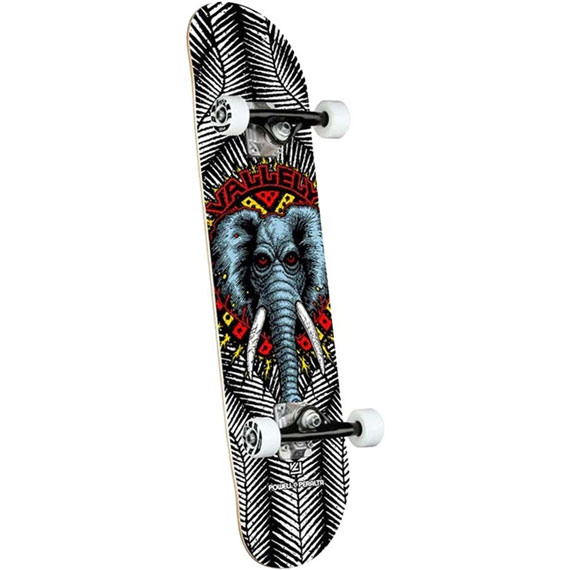 powell peralta skateboard complet elephant vallely (white) 8