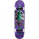 powell peralta skateboard complet skull and sword (purple) 7.5