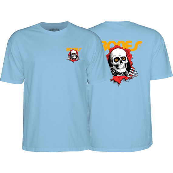 powell peralta tee shirt ripper (light blue)