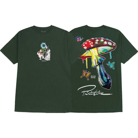 primitive tee shirt dream nicely (green)