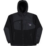 rave jacket polar fleece hood summit II (black)