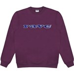 rave sweatshirt crew hardware logo (plum)