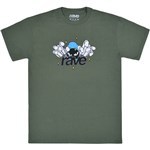 rave tee shirt ghos (military green)