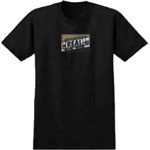 real tee shirt cable car (black/gold)