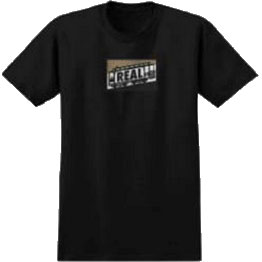 real tee shirt cable car (black/gold)