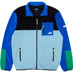 ripndip jacket polar alameda color block (black/royal)